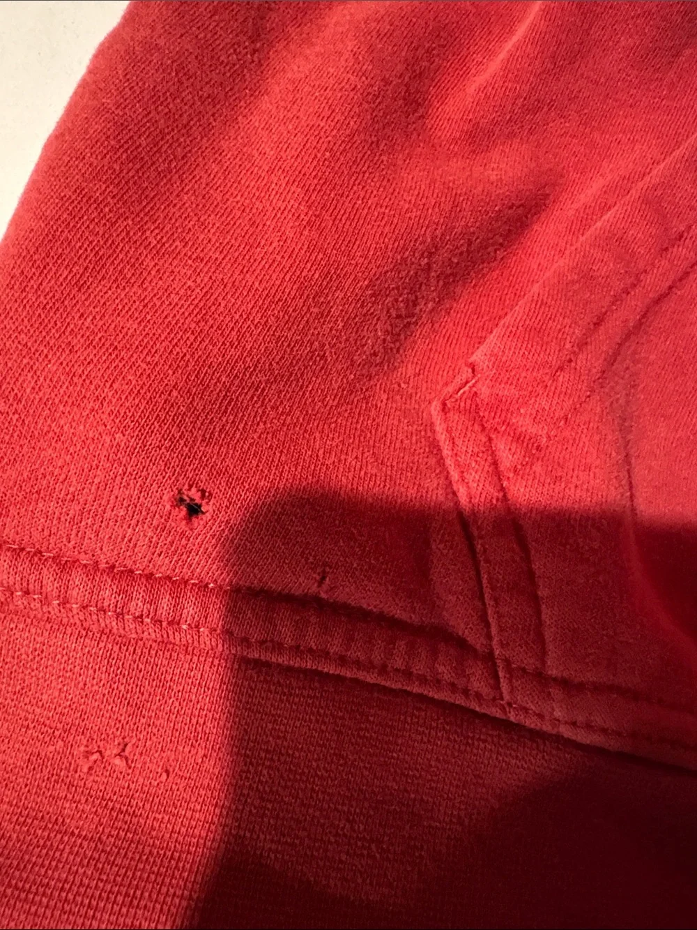 The North Face Men’s Red Crewneck Pullover Hoodie Sweatshirt